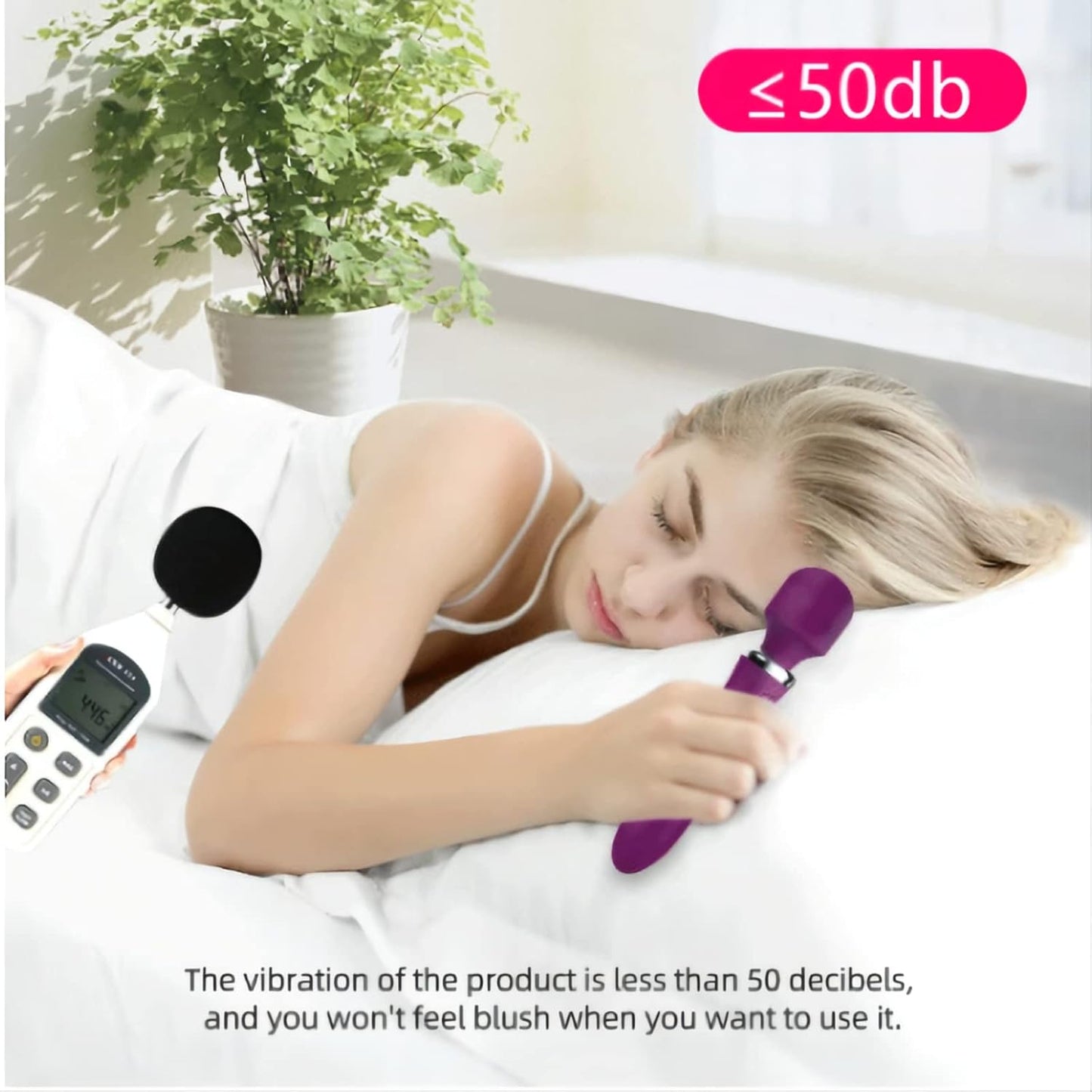 G Spot Dildo Sex Toy for Woman 10 Powerful Vibrating Modes Massager Wand AV Massager Powerful Clitoral Stimulate Female Dildo Dildo Sex Toys for Couples (Purple)